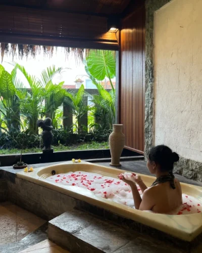 bubble bath spa in ubud